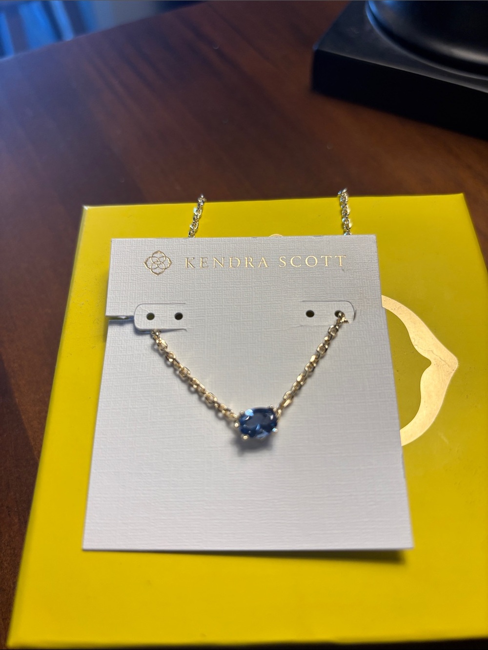Kendra Scott blue stone necklace - Picture 3 of 4